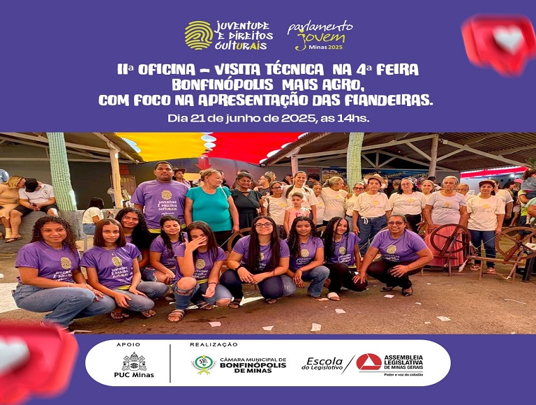 11ª Oficina do Parlamento Jovem Minas 2025.