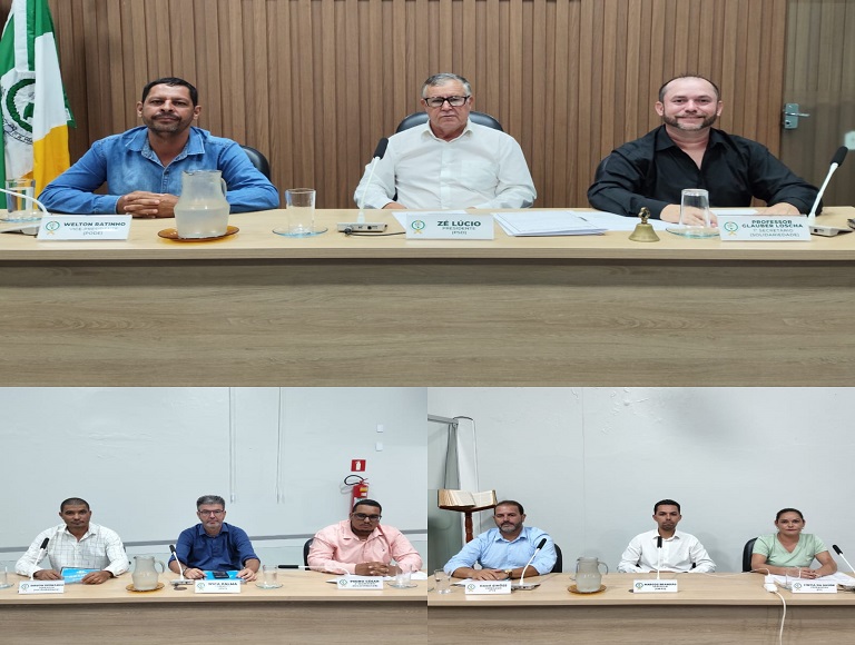 1ª Reunião Extraordinária da Câmara Municipal de Bonfinópolis de Minas/MG, da 1ª Sessão Legislativa da 16ª Legislatura.