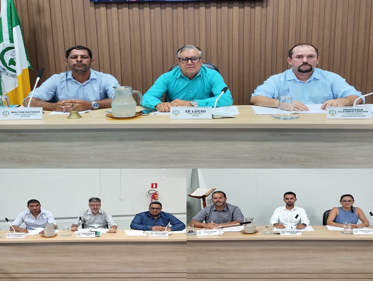 1ª Reunião Ordinária da Câmara Municipal de Bonfinópolis de Minas/MG,  da 1ª Sessão Legislativa da 16ª Legislatura.