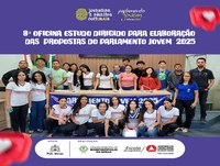 8ª Oficina do Parlamento Jovem de Bonfinópolis de Minas/MG.