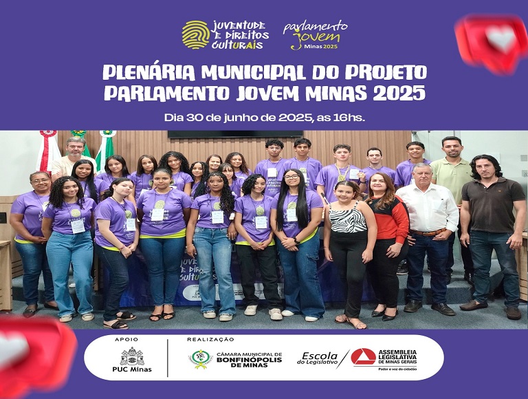 Plenária Municipal do Parlamento Jovem de 2025.