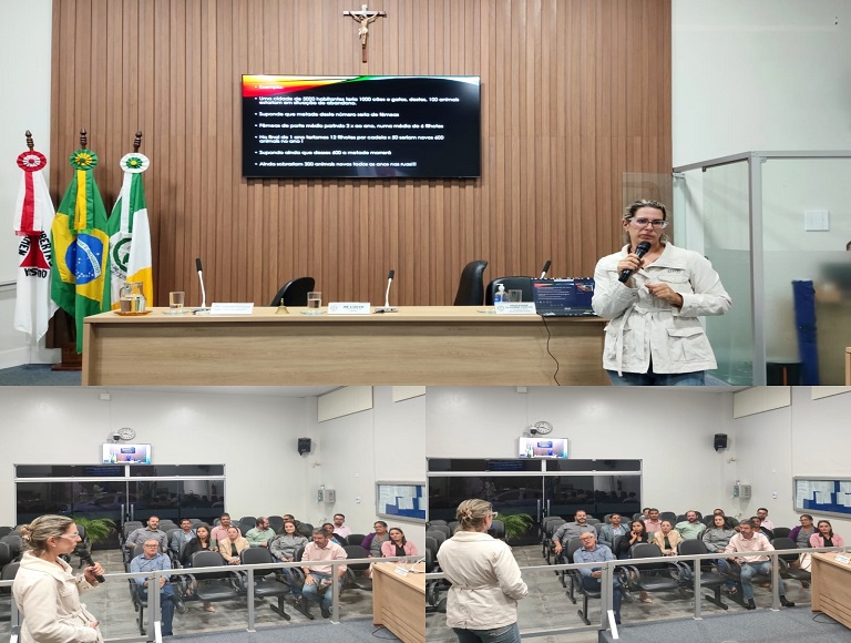 Reunião com a Veterinária Karen, sobre o Projeto Castrabom, seus resultados e ações futuras.