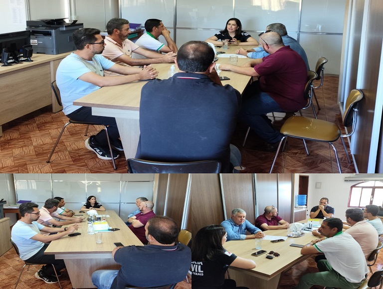 Reunião entre os Vereadores e a Delegada da Polícia Civil, Dra. Fabiana Barreto Nascimento.