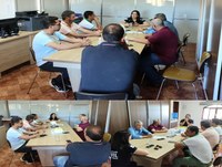 Reunião entre os Vereadores e a Delegada da Polícia Civil, Dra. Fabiana Barreto Nascimento.