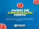 Aviso de Contratação Direta - Contratação de empresa especializada visando a cobertura securitária do veículo oficial da Câmara Municipal de Bonfinópolis de Minas/MG.
